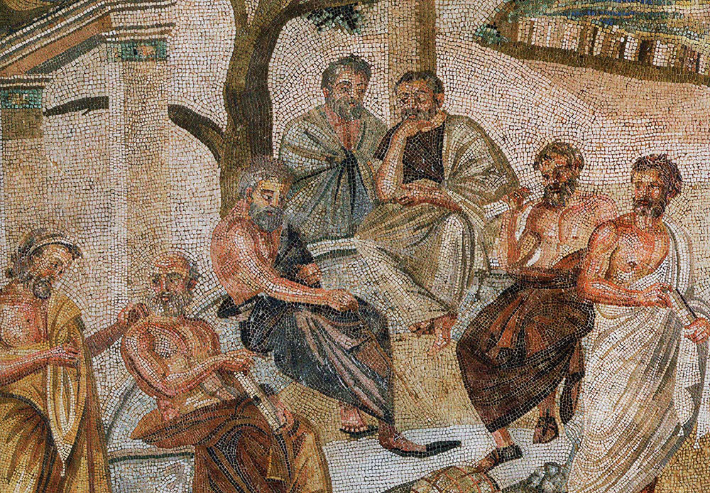 Platão e seus discípulos na Academia